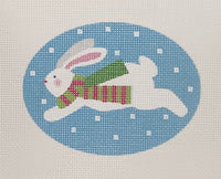 Jumping Bunny Green/Pink Scarf