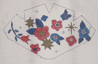 Red White & Blue Floral Strawberry