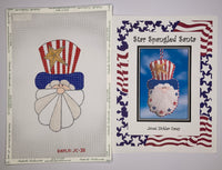 Star Spangled Santa with stitch guide