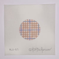 Pink/Tan Plaid Insert