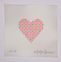 Mini Heart - Plaid