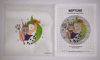 King Neptune with stitch guide