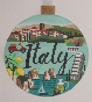 Italy Travel Round with stitch guide