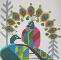 Abstract Peacocks