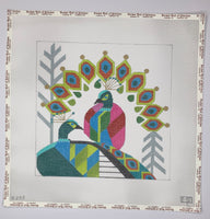 Abstract Peacocks