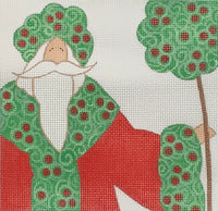 Cranberry Santa Square