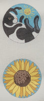 Bunny Medallion w/ Sunflower
