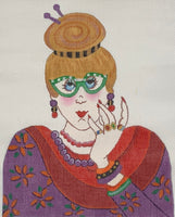 Lady in Green Glasses