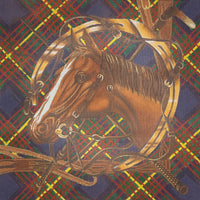 Horse on Plaid