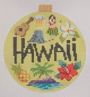 Hawaii Travel Round with stitch guide