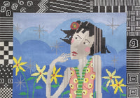 Ann with Daisies