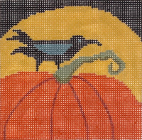 Crow on Pumpkin