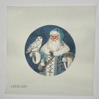 Blue Arctic Santa w/ Arctic Owl