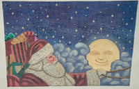 Moonlight Santa Stocking Cuff