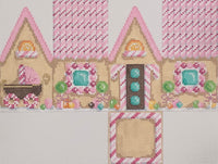 Gingerbread Cottage - Pink Candy Cane Roof