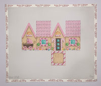 Gingerbread Cottage - Pink Candy Cane Roof