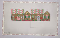 Pink, Green, and White Neccos 3D House