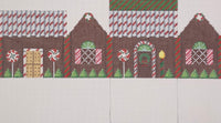 Chocolate with Peppermint Stick Roof 3D House