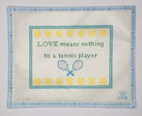 Love Means Nothing to a Tennis Player
