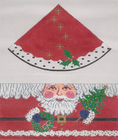 Santa with Tree Hinged Box (no hardware)