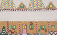 Gingerbread House Rectangle Hinged Box (no hardware)