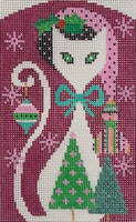 Christmas Mod Kitty (White)