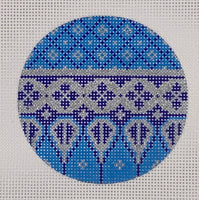 Blue & Silver Ornament