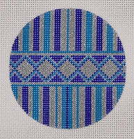 Blue & Silver Ornament