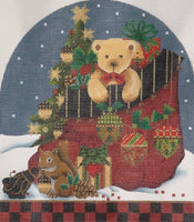 Acorns Santa bag