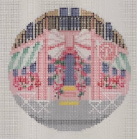 Pink Bakery Storefront Round (print)