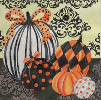 Elegant Pumpkins with stitch guide