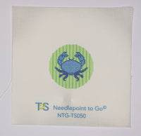 Blue crab 3" Round (Print)