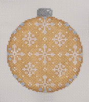 Snowflake Repeat on Gold Ball