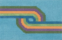Multi Colored Lines Passport Insert