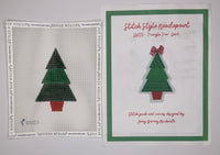 Triangle Trees - Dark with stitch guide