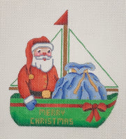 Santa Sail Boat