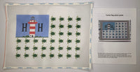 Turtle Flag with stitch guide