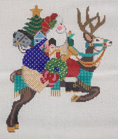 Santa on Reindeer