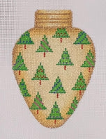 Christmas Trees Patterned Bulb