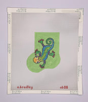 Lime Gecko Mini Sock