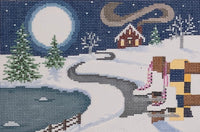 Winter Scene with stitch guide