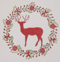 Standing Deer/Wreath