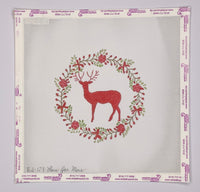 Standing Deer/Wreath