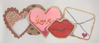 Valentines Cookies Row