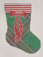 Green Tartan Mini Sock