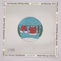 Santa Claus Clothesline Round
