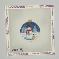 Night Snowman Ornament