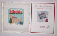 Winter Village - Present Stand with stitch guide