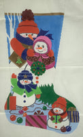 Snow Family Stocking