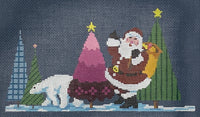 Santa and Polar Bear with stitch guide